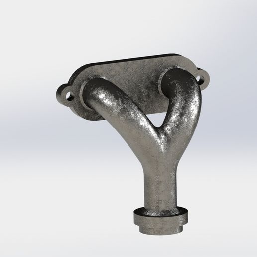 Pipe With Flange 3D model