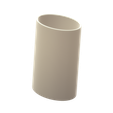 Untitled1.png Oval 1 Vase STL File - Digital Download -5 Sizes- Homeware, Minimalist Modern Design