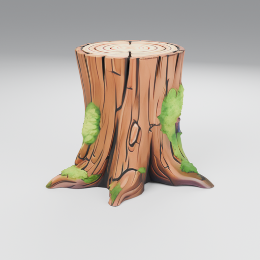 Tree Stump - Fantasy RPG Prop