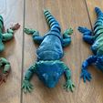 Bearded Dragon Articulated Toy, Print-In-Place Body, Snap-Fit Head, Cute Flexi