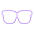 Lentes Marco Collage.stl Gafas de Sol Sunglasses Cookie cutter