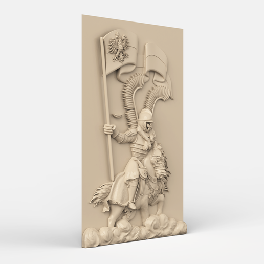 Polish-hussar-stl.931.png 3D Model STL  file Polish Hussar
