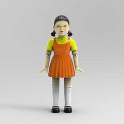 doll.jpg Free STL file squid game doll・3D printer model to download