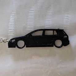 345878325_5945178362275384_6308993758669272428_n.jpg Fichier STL Porte-clés Volkswagen vw golf gti gtd mk7 silhouette・Plan à imprimer en 3D à télécharger