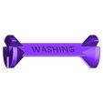 DishWasherSignV2_WITH_TEXT.stl Dish Washer Status Sign V2