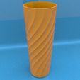 render vaso 13 twist.jpg 13-sided spiral tumbler