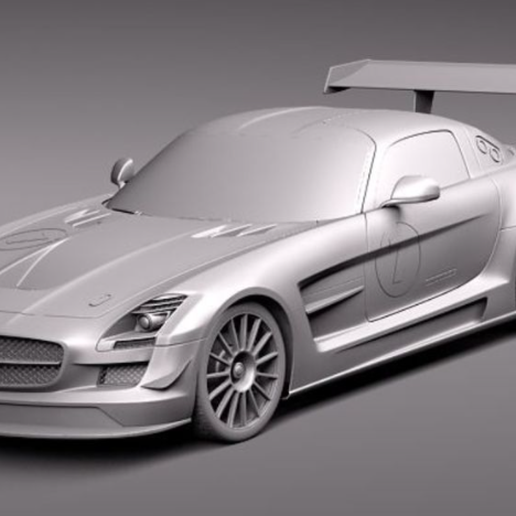 MERCEDES SLS V5 1:28 MINI-Z 3D model