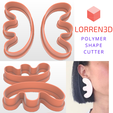 LORREN3D-(2).png Archivo STL Organic Polymer Shape cutter Model #1 desing lorren3d・Plan de impresión en 3D para descargar, EULITEC