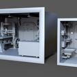 Maschinen-1.jpg Engine room and washroom toilet for ship model boat model