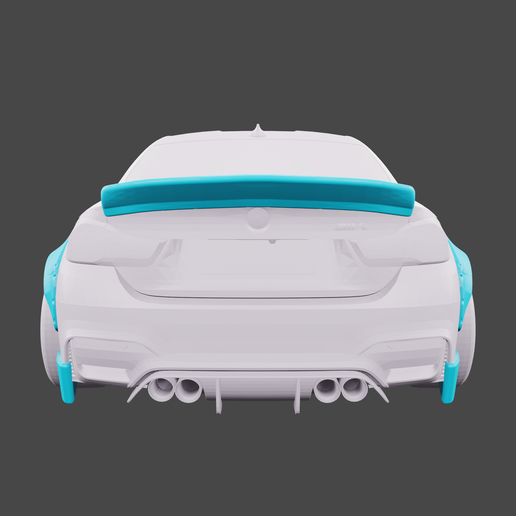 🚗 BMW M4 LIBERTYWALK LBWK・ STL File for 3D printing・Cults