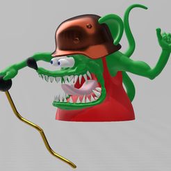 Rat-Fink-Helmet_1_64_A.jpg STL file Rat Fink Helmet Ed Roth scale 1/64・3D printable model to download