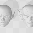 Untitled2.png THE FLASH AND KID FLASH HEAD SCULPT