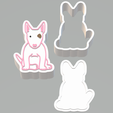 STL00669-3.png 3pc Sitting Bull Terrier Bath Bomb Mold