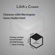 Slide6.png Lilith Morningstar's Crown [STL File] - Hazbin Hotel