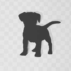Capture.png Fichier STL Silhouette de chien à imprimer 2・Design pour imprimante 3D à télécharger