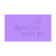 The Umbrella Academy Logo.stl THE UMBRELLA ACADEMY BADGE WITH STAND
