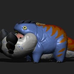 Poogie_DDHA.jpg Adorable modelo 3D de Poogie - ¡Perfecto para los fans de Monster Hunter! - Dodo-Ham-A