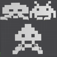 si4.png Space Invaders HeadPhone hangers (Upgraded)