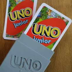 IMG_20200428_021826.jpg Free 3D file UNO junior - Simple Deck box・Object to download and to 3D print
