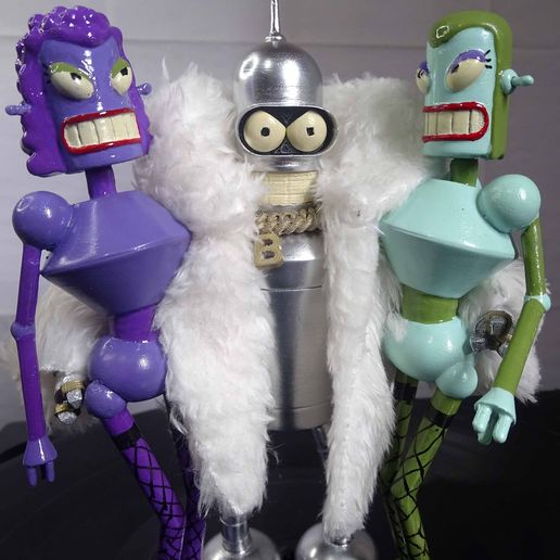 🦸 fembot (robotzuelas)・ 3D File for 3D printing・Cults