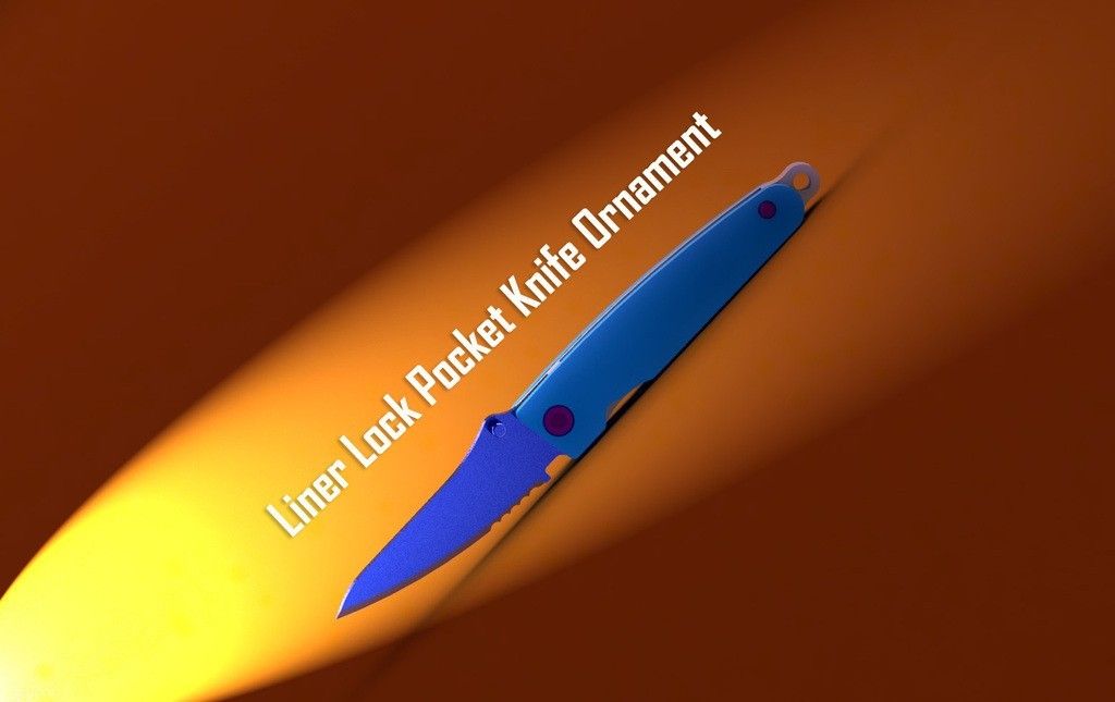 linerlockerorna_display_large.jpg Free STL file Liner Lock Pocket Knife Ornament・3D printable object to download, Durbanarb