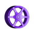 WHEEL TSW EVO R II -1A.stl 1/18 WHEEL TSW EVO R II - NISSAN NISMO R400 LMGT1 / LIBERTY WALK / PORSCHE /SUBARU STI WRX / BMW / FORD/ NISSAN / GTR / MITSUBISHI EVO / AE86 / MUGEN / TYPE R / SPEEDLINE / PRODRIVE /MERCEDES /