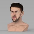 untitled.1423.jpg Michael Phelps bust ready for full color 3D printing