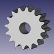 z16.png ANSI 25 // gear wheel // STL file