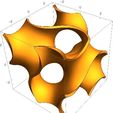 gyroid.jpg Free STL file Gyroid Cube・3D printer design to download