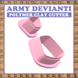 LAY CUTTER dh) O09; fo y < > iS? A a = BS A STL file polymer clay cutter 5 size 2 version・3D printer design to download, armydevianti