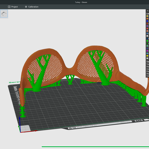 Turkey-Glasses-sliced.png Friends Thanksgiving Turkey - Casque de télévision amusant - Sans support Impression 3D STL/3MF