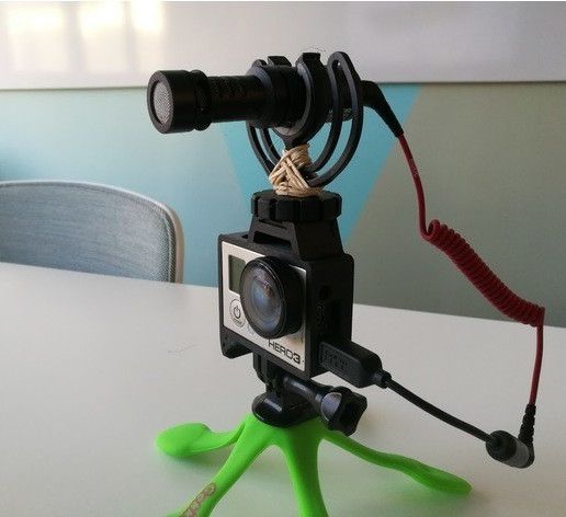 f2df7b0cab379077bc50645f2a44949c_preview_featured.jpg GoPro Hero Frame w Hot Shoe Mount