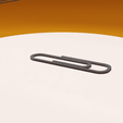 0003.png Iconic Classic Paperclip 3D Print Model | Accesorio de oficina minimalista | STL, STEP & FBX | Archivo de impresión 3D | Descarga digital