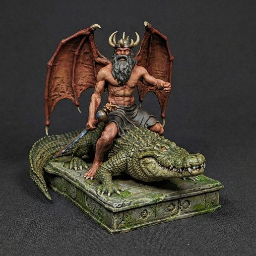 Agares Goetia Demon STL Statue