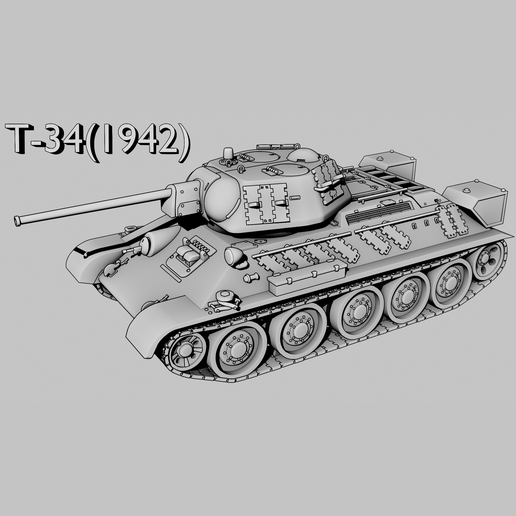 T-34(1942) Soviet Tank