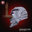 Hanami_Mask_Jujutsu_Kaisen_3D_Print_Model_STL_File_04.jpg Hanami Mask - Jujutsu Kaisen Cosplay Helmet - Halloween Costume
