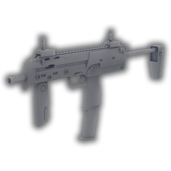 mp7-11.png STL file MP7 SUBMACHINE GUN・3D printable model to download