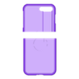 Iphone_7_plus_case_v4.stl Iphone 7 plus case with Magnet tag slot