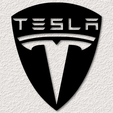 project_20230726_2101282-01.png Tesla emblem wall art tesla wall decor tesla sign 2d art tesla logo