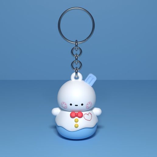 🗝️ Keychain Zayne's Snowman | Love and Deepspace・ STL File for