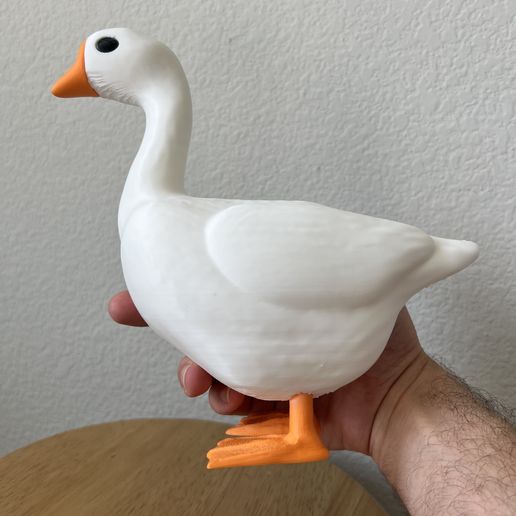 IMG_6979.jpeg 8inch Porch Goose, Desk Goose, Companion Buddy, Outdoor & Indoor statue, Yard Art, Cute and Funny Goose Gift - COMMERCIAL LICENSE!!