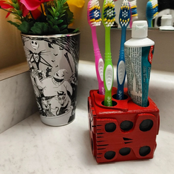 3.png 3MF file Oogie ToothBrush Holder・3D printer model to download
