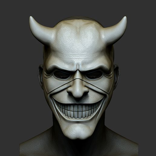 4.jpg Mask from NEW HORROR the Black Phone Mask (added new mask)3D print model