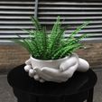hand-pot-planter.jpg Файл STL Ручной горшок-сажалка・3D-печатная модель для загрузки