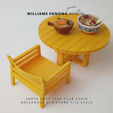 Williams-Sonoma-Santa-Cruz-Teak-Club-Chair-5.png Miniature Furniture Chair, Santa Cruz Teak Club Chair 3d Model for 1:12 Dollhouse, Miniature Chair