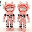 il_fullxfull.5876525766_g42d.jpg Articulated Axolotl Astronaut by Cobotech, Articulated Toys, Desk Decor, Cool Gift