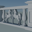 Unique-Balustrade-with-Horse-3D-Print-STL_-Enhance-Your-Décor.png Horse Balustrade 3D STL Model: Exquisite Sculpture for Your Projects