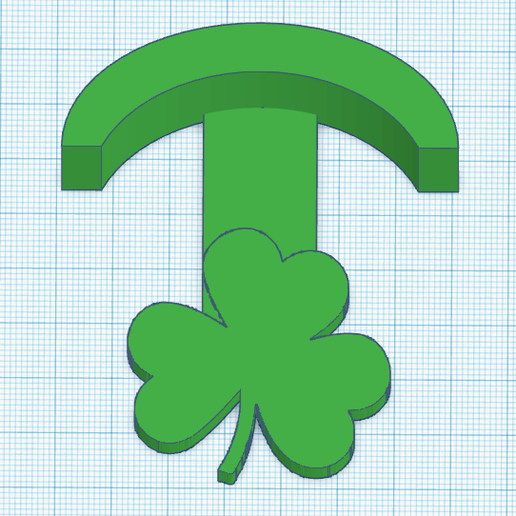 Celtic | Shamrock | Irish Headband Display 3D model