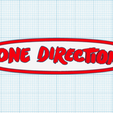 Captura-de-pantalla-2024-03-11-004400.png One Direction Logo Keychain
