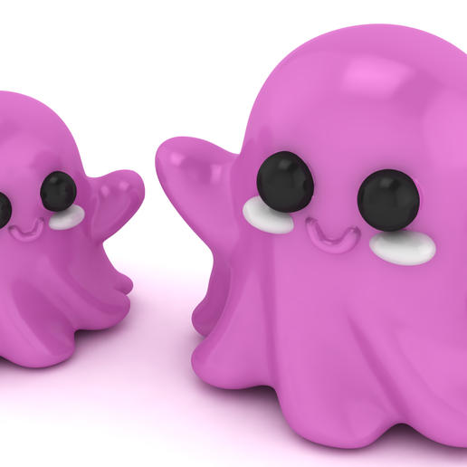 Stylized Glossy Ghost Buddies